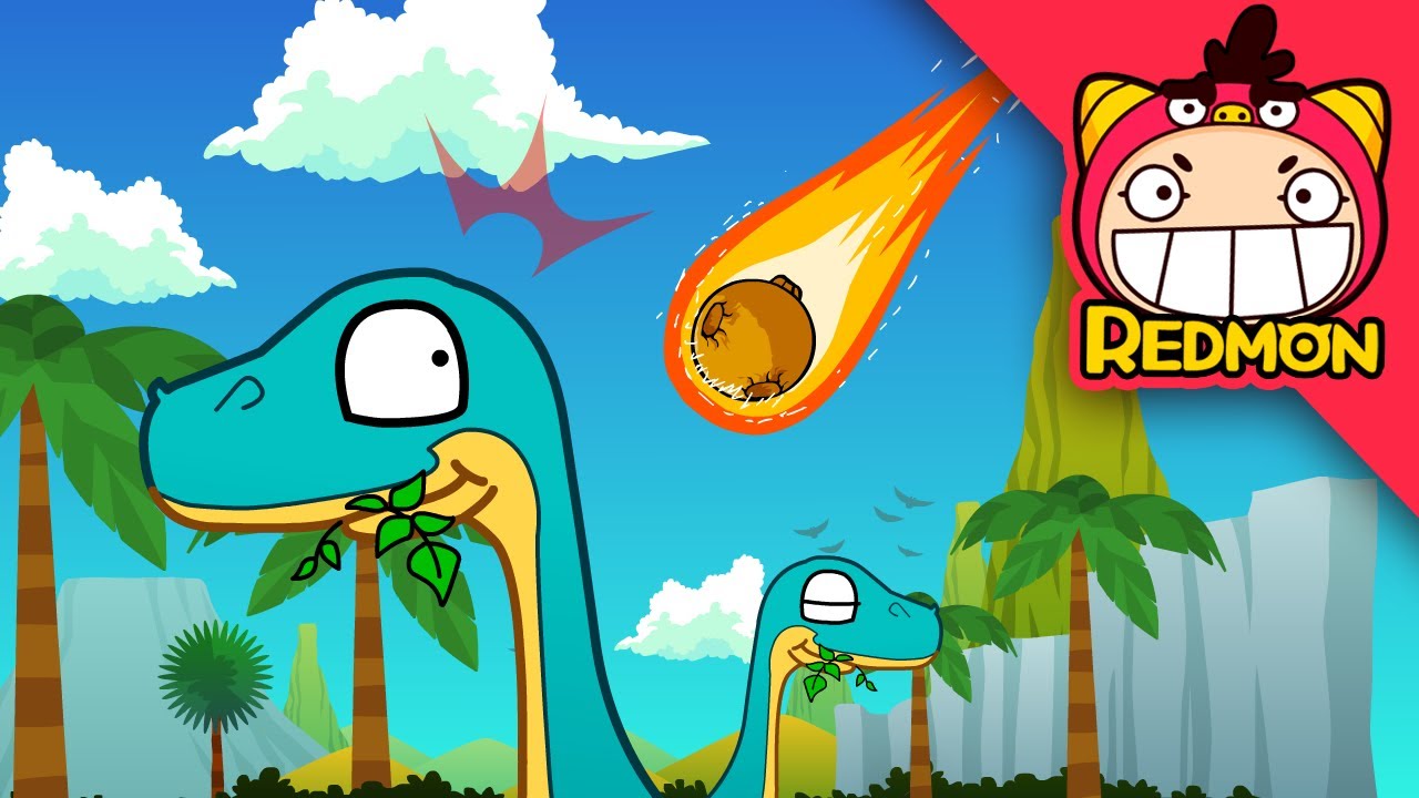 End of the dinosaurs (Dinosaur extinction) Dinosaur songs REDMON