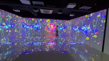 interactive projection immersive experience wall projector system