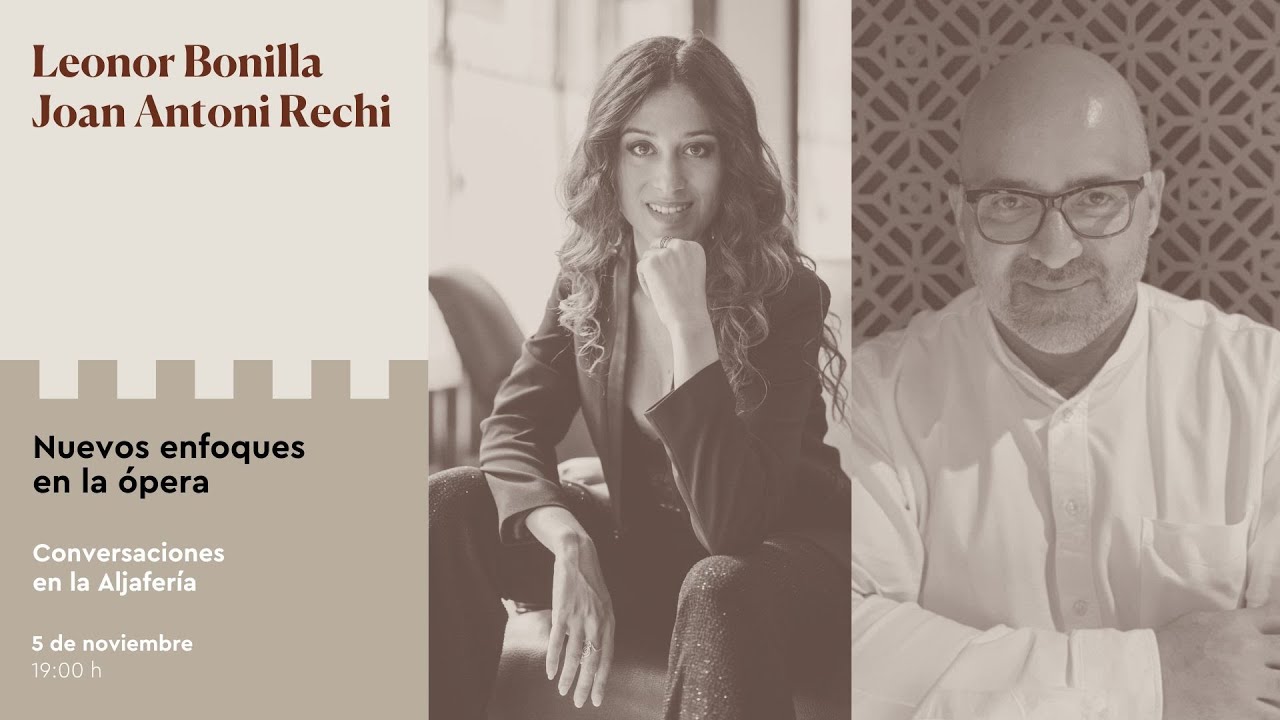 Conversaciones en la Aljafería con Leonor Bonilla y Joan Antoni Rechi