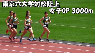 [東京六大学対校]女子OP 3000m