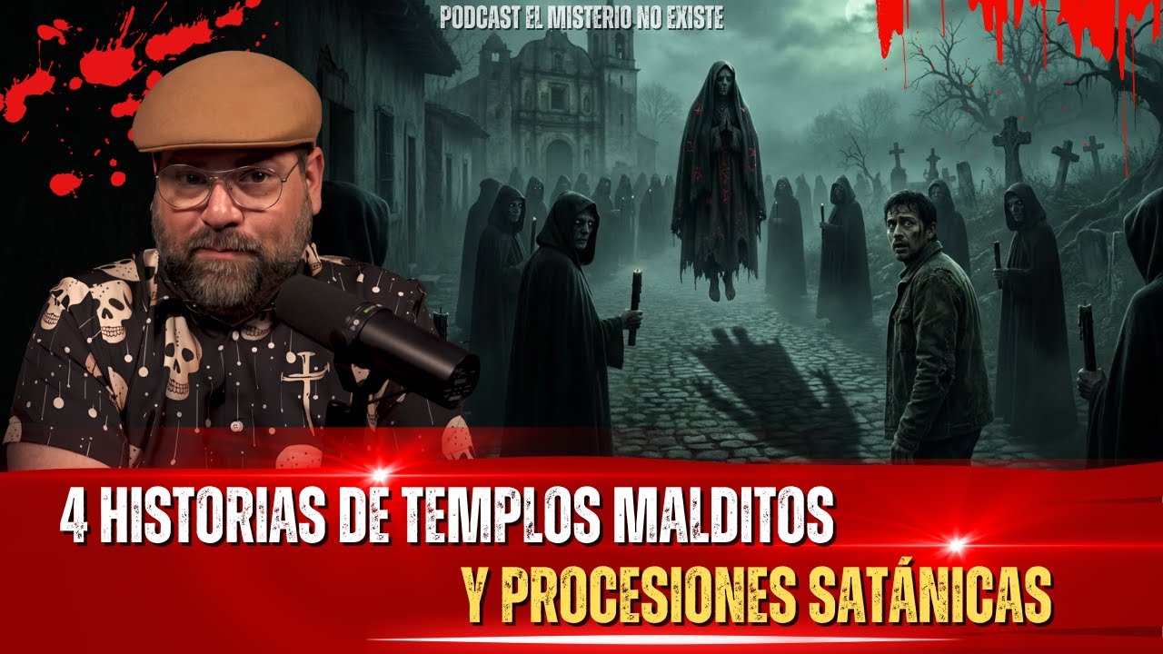 Podcast El Misterio No Existe | 4 Historias de Templos Malditos y Procesiones Satánicas.