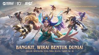 Rise, Hero! Shape the World! | 10th Anniversary Hero Theme Cinematic Trailer | MLBB