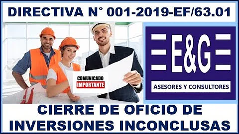 CLOSURE OF UNFINISHED PROJECTS...