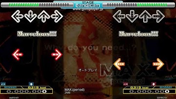 【DDR2015】MAX.(period) BEGINNER 譜面確認用動画