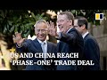 US and China reach ‘phase-one’ trade deal