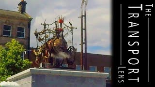 Stockton Flyer 'Flying Train' Sculpture