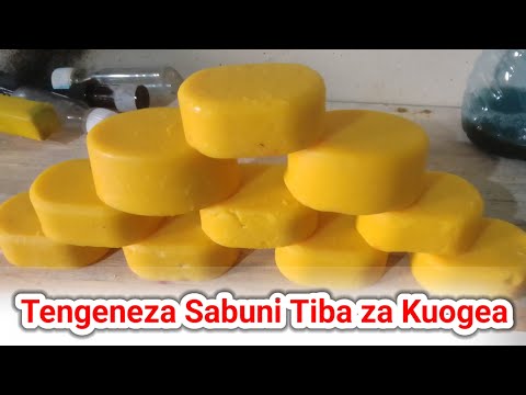 Utengenezaji Wa Sabuni Tiba Ya Kuogea Yenye Virutubisho Vya Ngozi