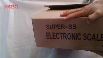 Hướng dẫn sử dụng cân thuỷ sản Super SS - Hotline : 0908 608 666