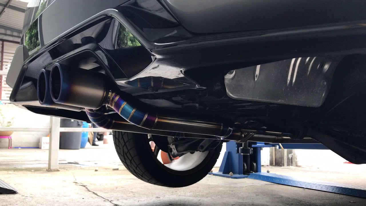 Honda Civic FK (Hatchback)_Full set Exhaust & Muffler System + Titanium