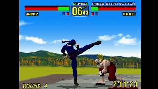 Virtua Fighter (Sega Saturn) Arcade as Jacky
