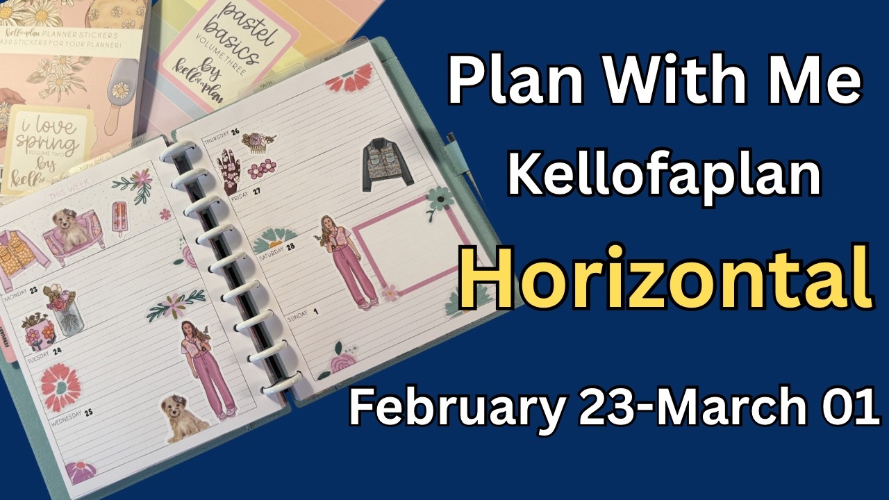 Plan With Me | Horizontal Layout | February 23-March 01 2026