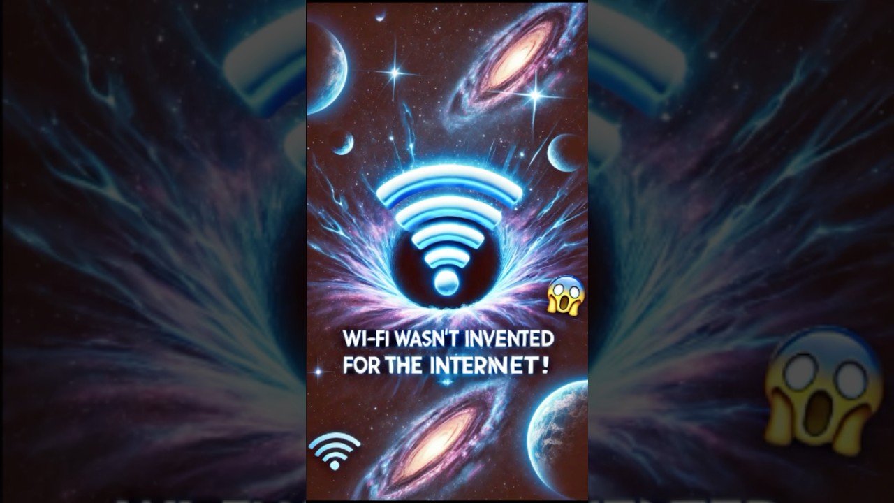 Wi-Fi Wasn’t Invented for the Internet! 🤯 