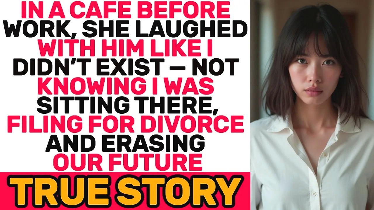 In A Café Before Work, She Laughed With Him — Not Knowing I Filed For Divorce Right There