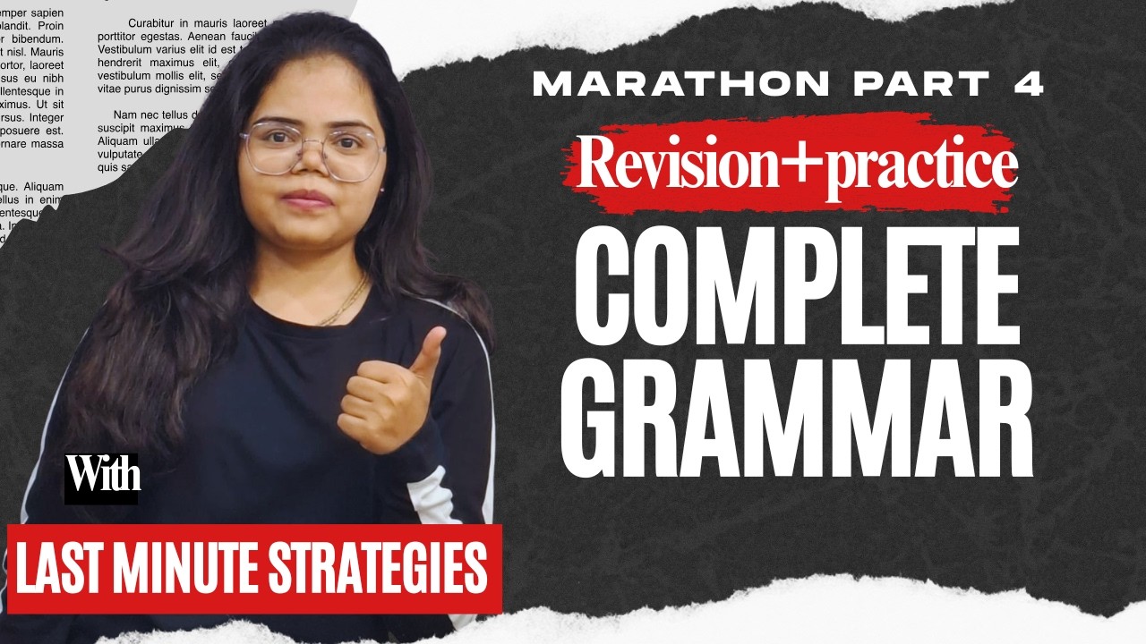 🔴LIVE 🔥 Class 10 English Grammar Marathon 2026 | Complete Revision in ...