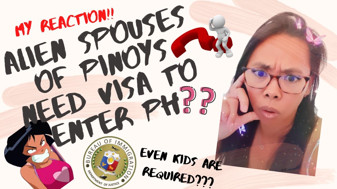PHILIPPINES TRAVEL UPDATEFOREIGN SPOUSES & KIDS OF PINOYS NEED ENTRY