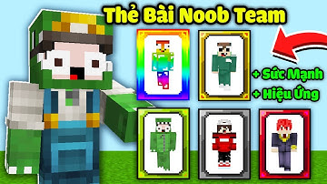 Minecraft Bedwars, Sở Hữu Thẻ Bài Noob Team Nhận Được Vũ Khí Và Hiệu Ứng Hacker Troll Noob Team