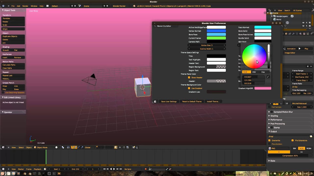 Blender Sexy Gradient on 3D viewport - YouTube