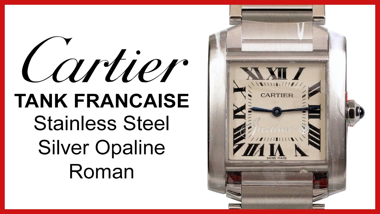 cartier tank francaise youtube