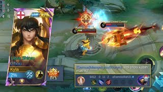 PERFECT OUTPLAY CHOU LIBRA SHIRYU | CHOU FULL DAMAGE - TOP GLOBAL CHOU MLBB