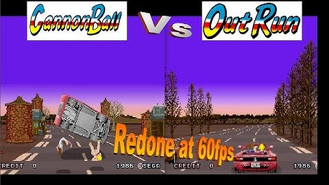 Cannonball - Enhanced Outrun engine (redone at 60fps previous video was 30fps)