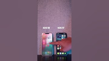 Difference Between iOS 18 vs iOS 17 #ios #ios18 #ios17