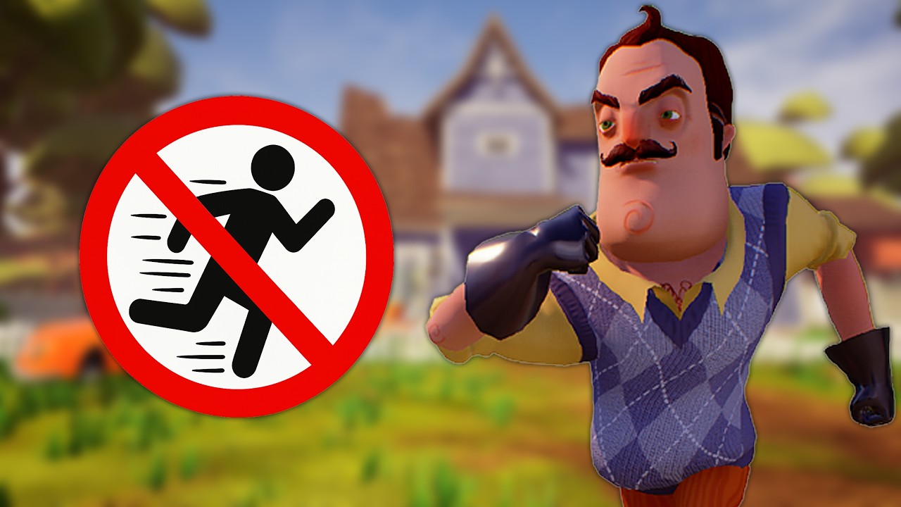 Can you Complete Hello Neighbor without Running?