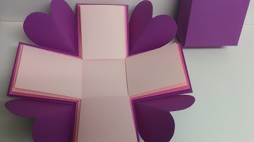 #diy Art and #craft #tutorial : #how to make basic explosion box / #explosionbox