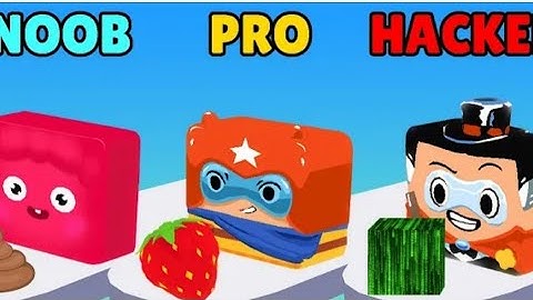 Noob vs Pro vs Hacker/ jelly shift 3d