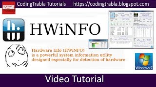 Install Hwinfo On Windows - Powerful System Information Utility For Detection Of Hardware Byao