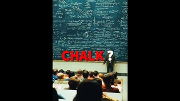Why Genius People Use Chalk 🗿