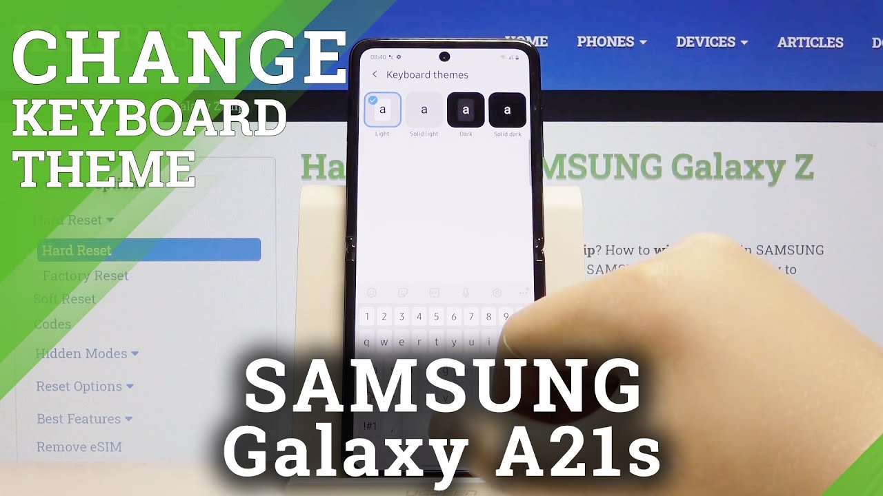 How To Change Keyboard Theme On Samsung Device Personalize Keyboard 