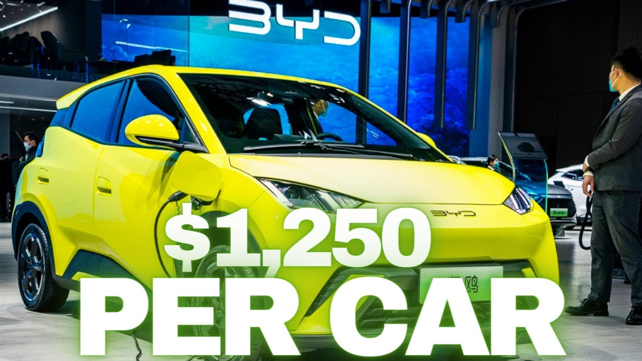 BYD's Strategic Focus on Market Share: Profits Average $1,250 per Car
