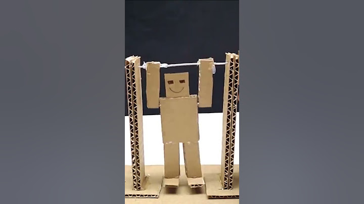 How to Make a toy robot from Cardboard