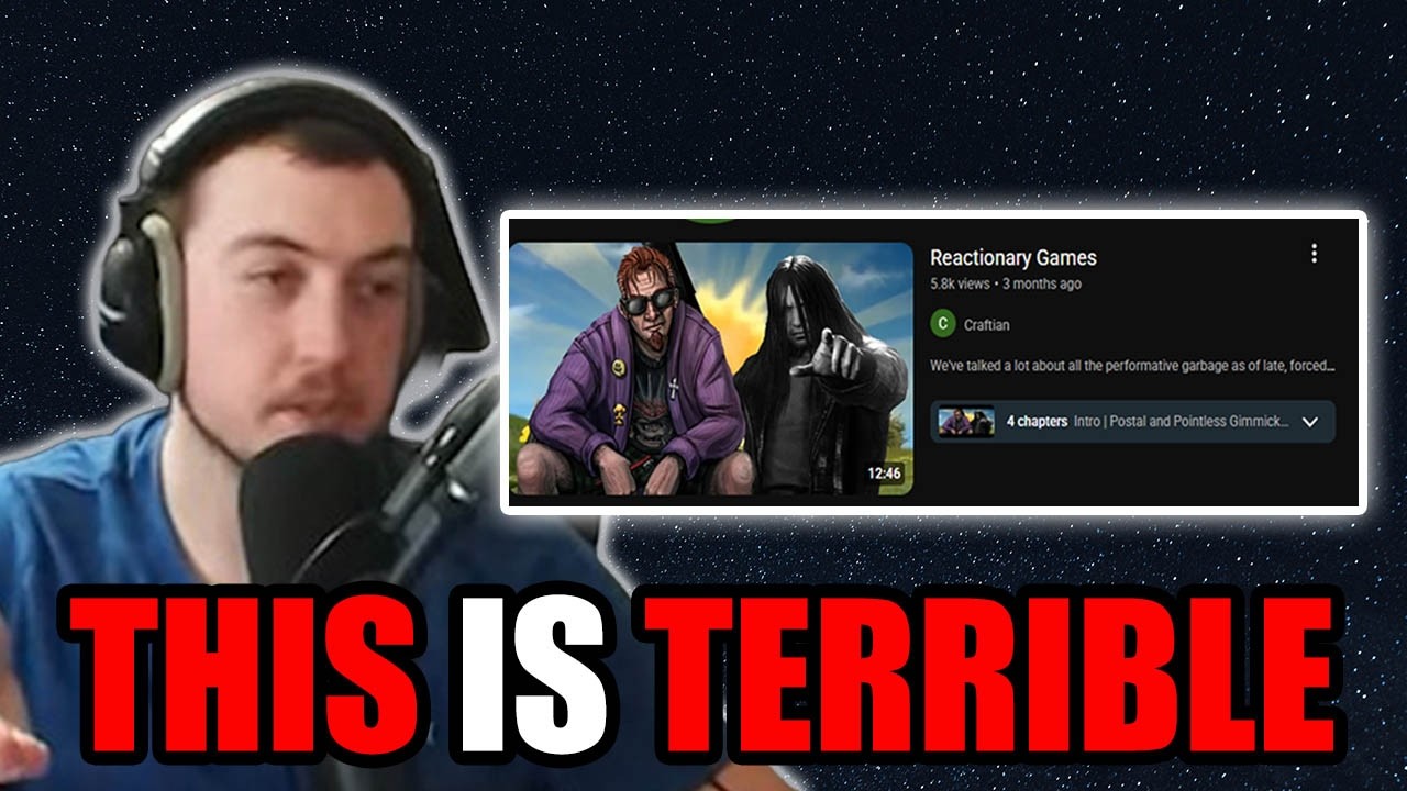 Synthetic Man Reacts to the WORST Video Game TAKE Ever - YouTube