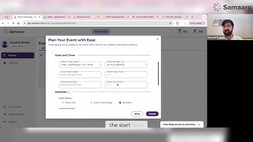 How to Create an Event on Samaaro: Quick and Easy | Free Trial Platform #events #eventplanning