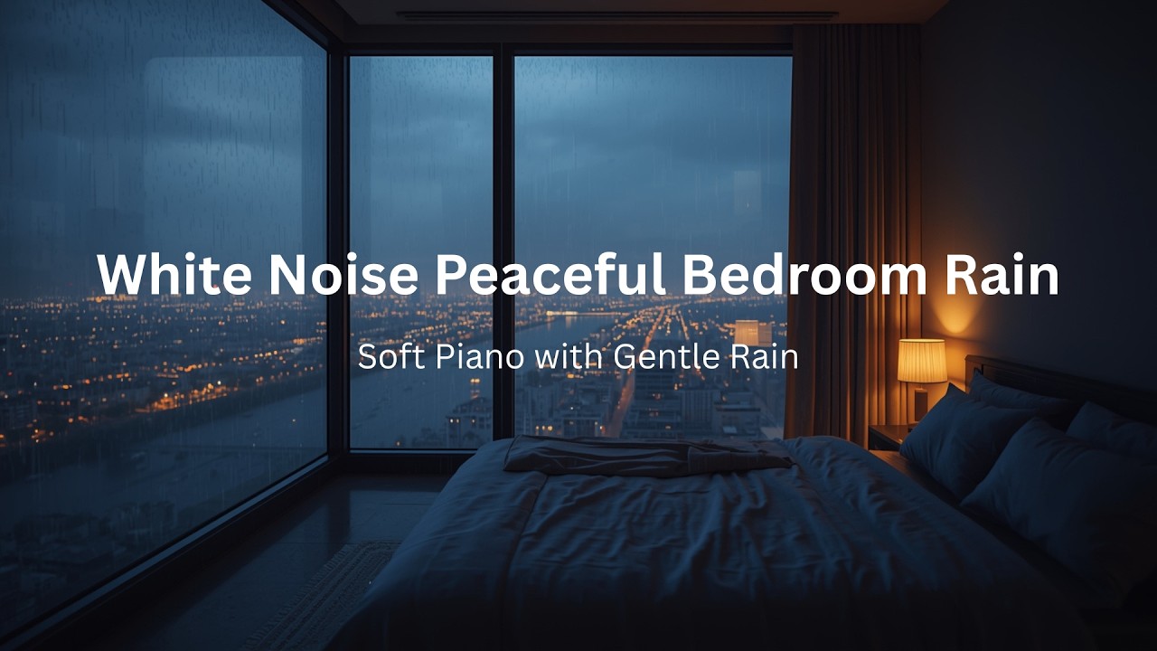 Rain on the Window • Cozy Bedroom Nature Ambience for Sleep