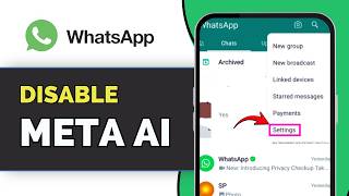 How To Remove Meta AI From WhatsApp iPhone 2026 | Disable AI Chat Feature in Whatsapp