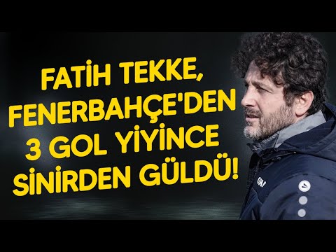 İstanbulspor Fenerbahçe'den 3 gol yedi, Fatih Tekke sinirden güldü! ”Çok daha farklı olabilirdi.”