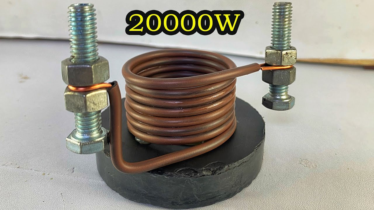 New Technology Create 20000W Free Electricity Energy With Bolts Use Pvc Copper Wire #technology