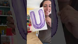 Letter U effect Globe Letter U effect Globe