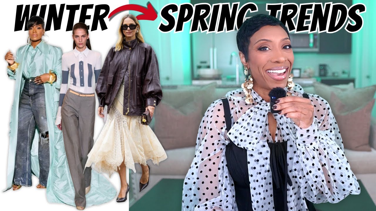 Winter to Spring Transitional Trends and How To Style Them - YouTube