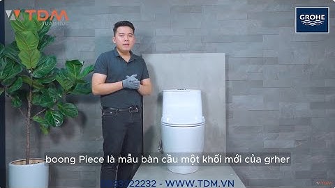 TDM.VN | Review và hướng dẫn cách lắp đặt bồn cầu Grohe 39990000 Bau 1 khối hãng từ Đức
