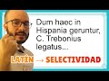 EXAMEN de LATÍN (SELECTIVIDAD): Julio César, 'Guerra civil' (Andalucía, junio de 2018, opción A)