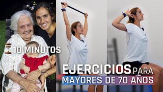 For ADULTS OVER 70 years old 10-minute exercise routine 👉🏽 Send this video to your grandfather