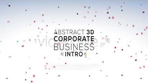 Abstract 3D Corporate Business Intro | After Effects Openers - Envato elements