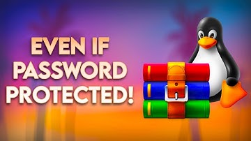 How to extract .RAR files on LINUX! (Even if protected by a passowrd) @LinuxIsForAll