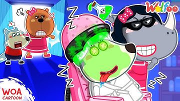 Ôi Không, Cẩn Thận Với Nhân Viên Spa Giả Mạo Nhé | Bài Học An Toàn 🐺 Hoạt Hình Wolfoo Vui Nhộn