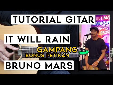(TUTORIAL GITAR) IT WILL RAIN - BRUNO MARS | Lengkap Dan Mudah