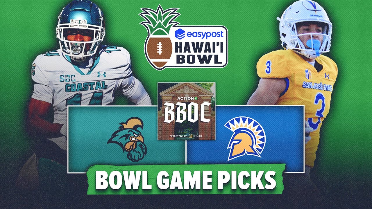 Coastal Carolina vs San Jose State Hawai'i Bowl Picks College