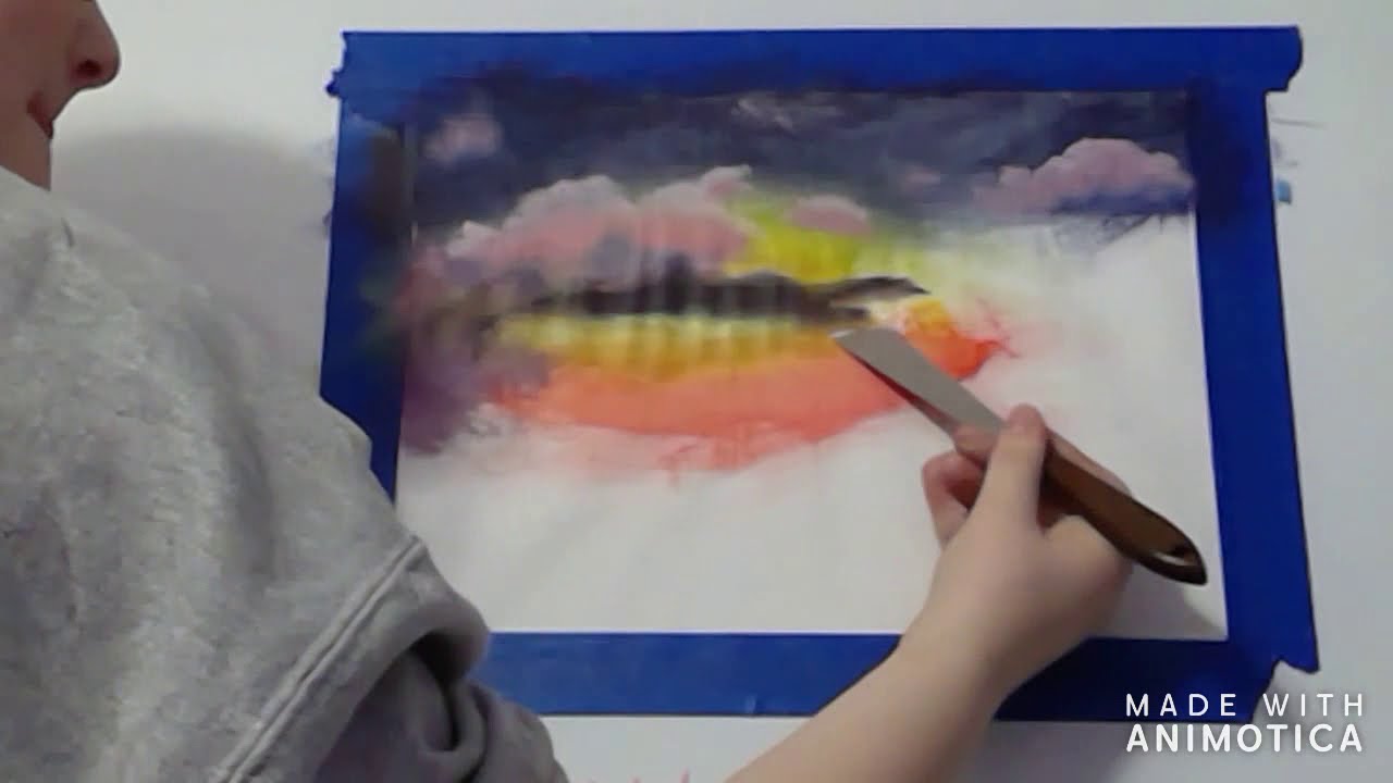 Painting my Channel art YouTube
